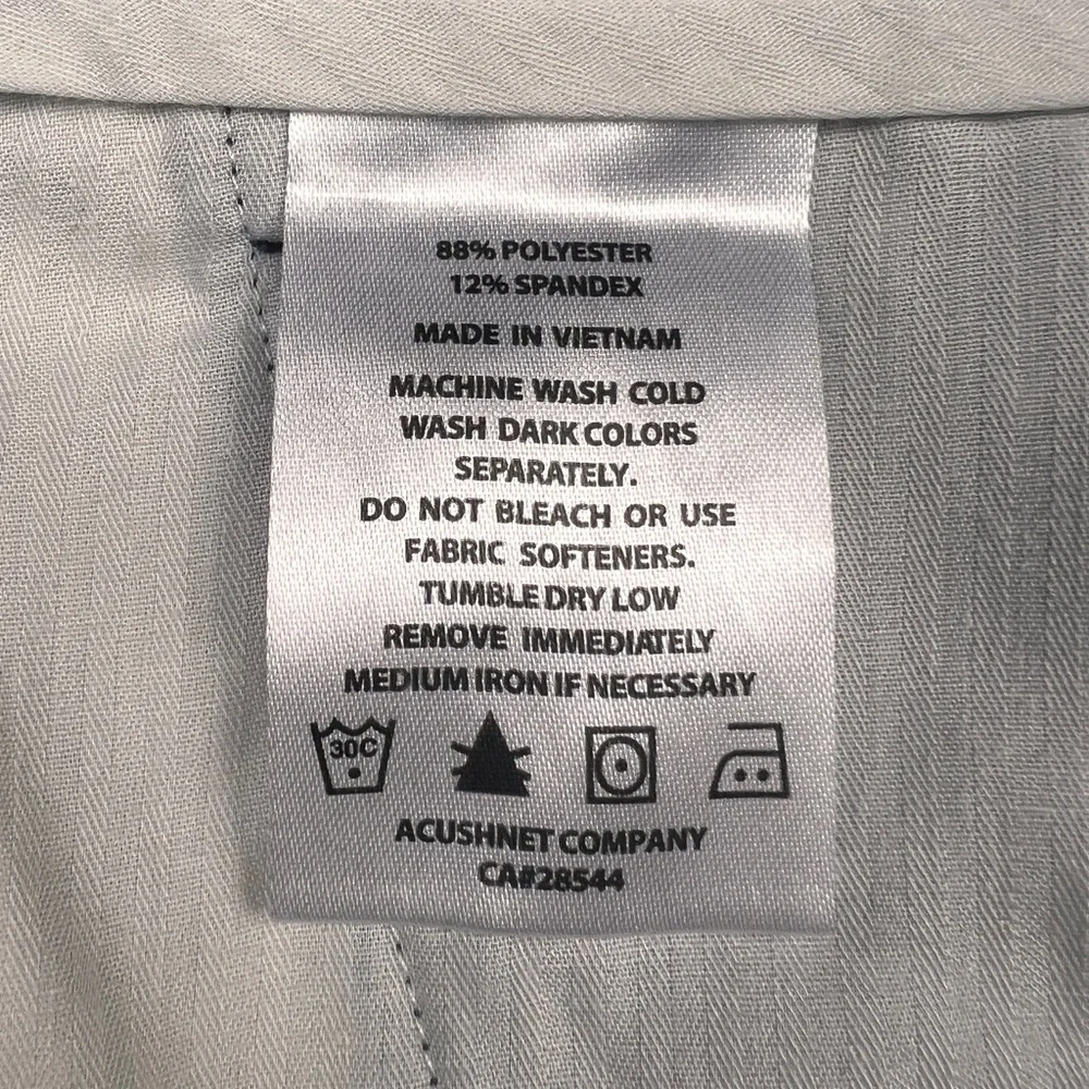 FootJoy FJ Golf Pants Mens 34x30 Navy Blue Performance Stretch Straight Leg - Picture 9 of 13